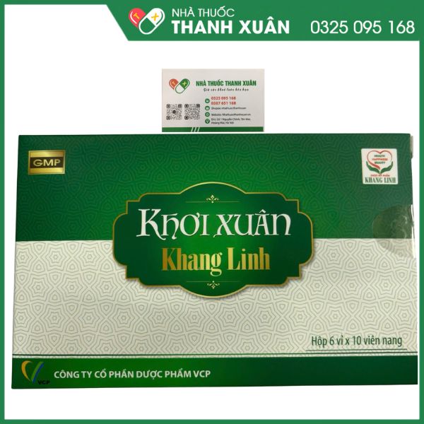 Khơi Xuân Khang Linh - Giúp sơ can giải uất, kiện tỳ dưỡng huyết, điều kinh